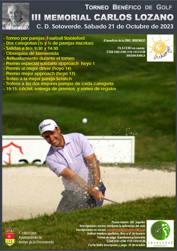 III TORNEO BENEFICO CARLOS LOZANO