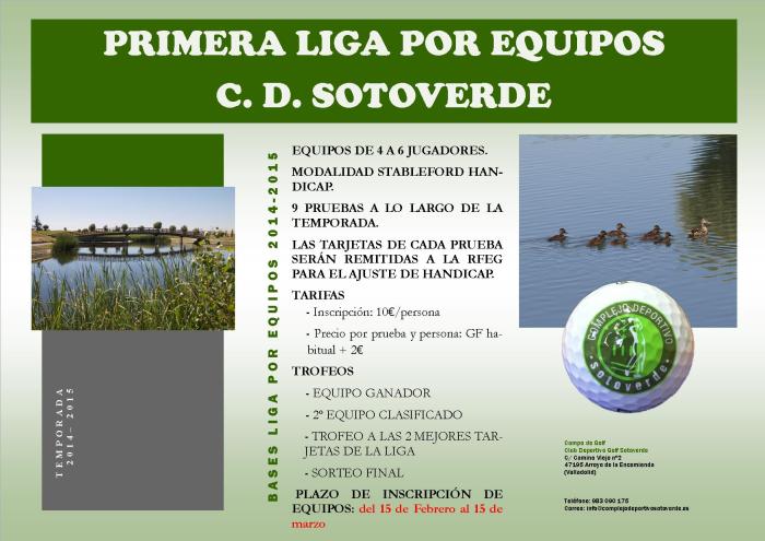 PRIMERA LIGA POR EQUIPOS C. D. SOTOVERDE