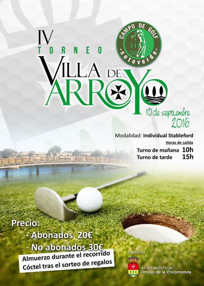 IV EDICIÓN TORNEO VILLA DE ARROYO
