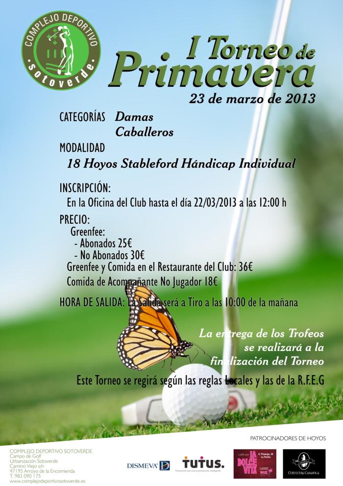 PRIMER TORNEO DE PRIMAVERA